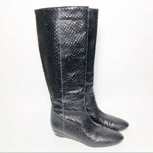 Loeffler Randall Matilde Snakeskin Boots